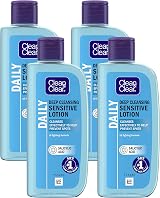 Clean & Clear Deep Cleansing Lotion for Sensitive Skin 200ml Pack of 4