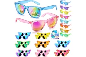 GINMIC Kids Sunglasses Party Favors, 16 Pack Kids Sunglasses Bulk, Boys And Girls with UV 400 Protection , Party Favors For 4