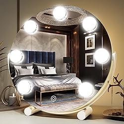 Vierose Vanity Mirror with Lights, Hollywood Mirror