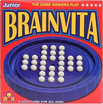 toyztrend Challenging brainvita Game Junior for Kids to Build Their Mind and Develop Brain