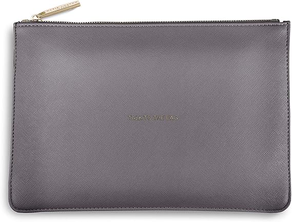 amazon grey clutch bag