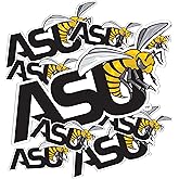 Desert Cactus Alabama State University Sticker Hornets ASU Sticker Vinyl Decals Laptop Water Bottle Car Scrapbook T3 (Type 3-1)