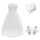 Glamulice Light Ivory White Baby Girl Newborn Lace