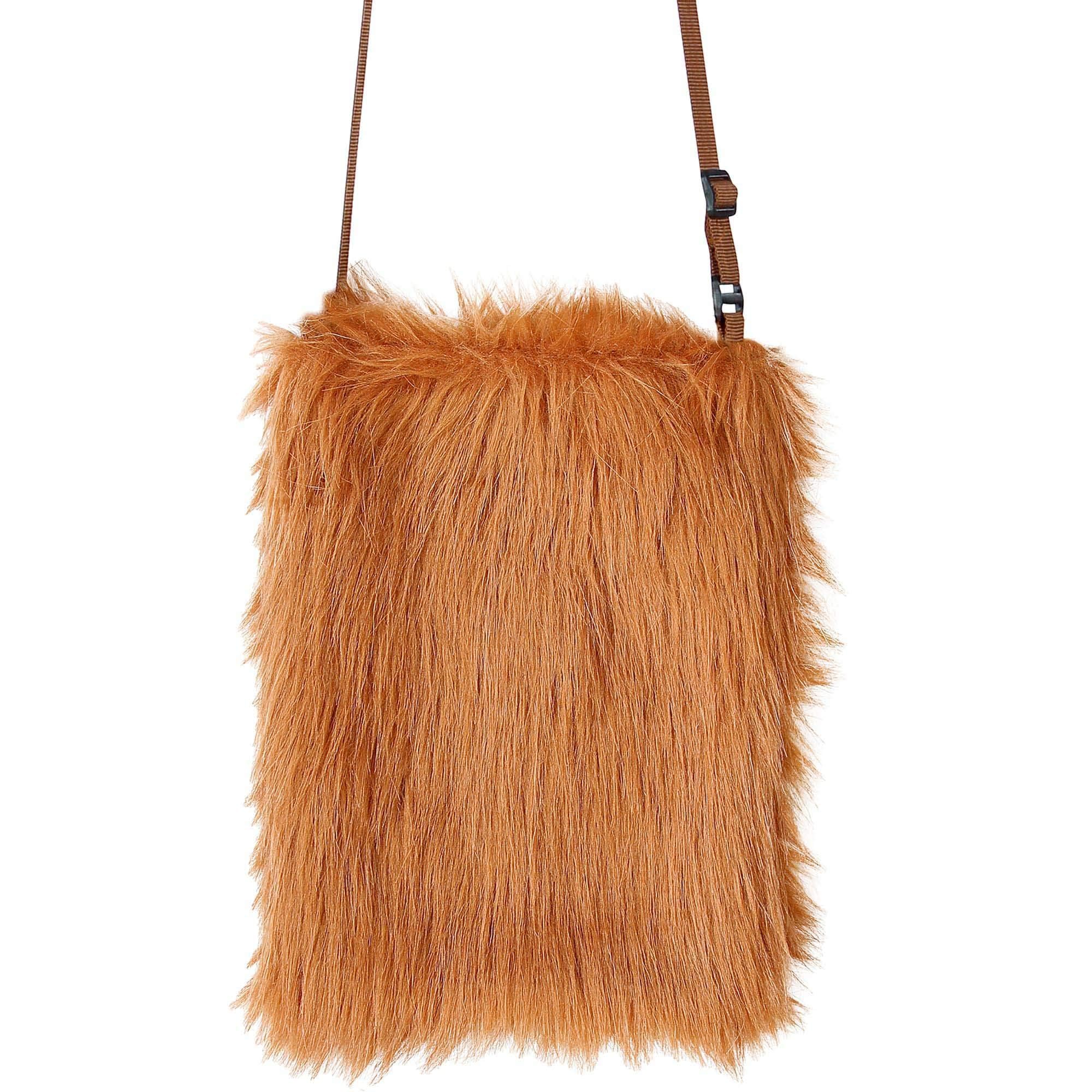 W WIDMANN MILANO Party Fashion - Retro 80s plush bag, accessory, carnival