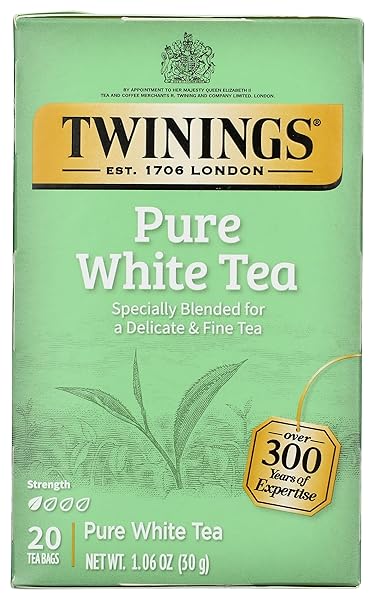 TWINING TEA WHITE PURE, 20 CT