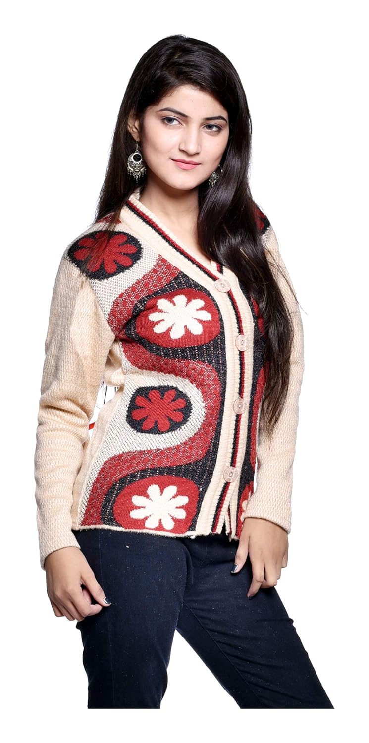 pilot full sleeve women's woolen cardigan