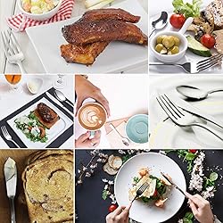 45-Piece Flatware Sets, Silverware Set for