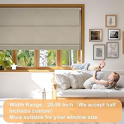 BERISSA Roman Shades for Interior Windows, Room