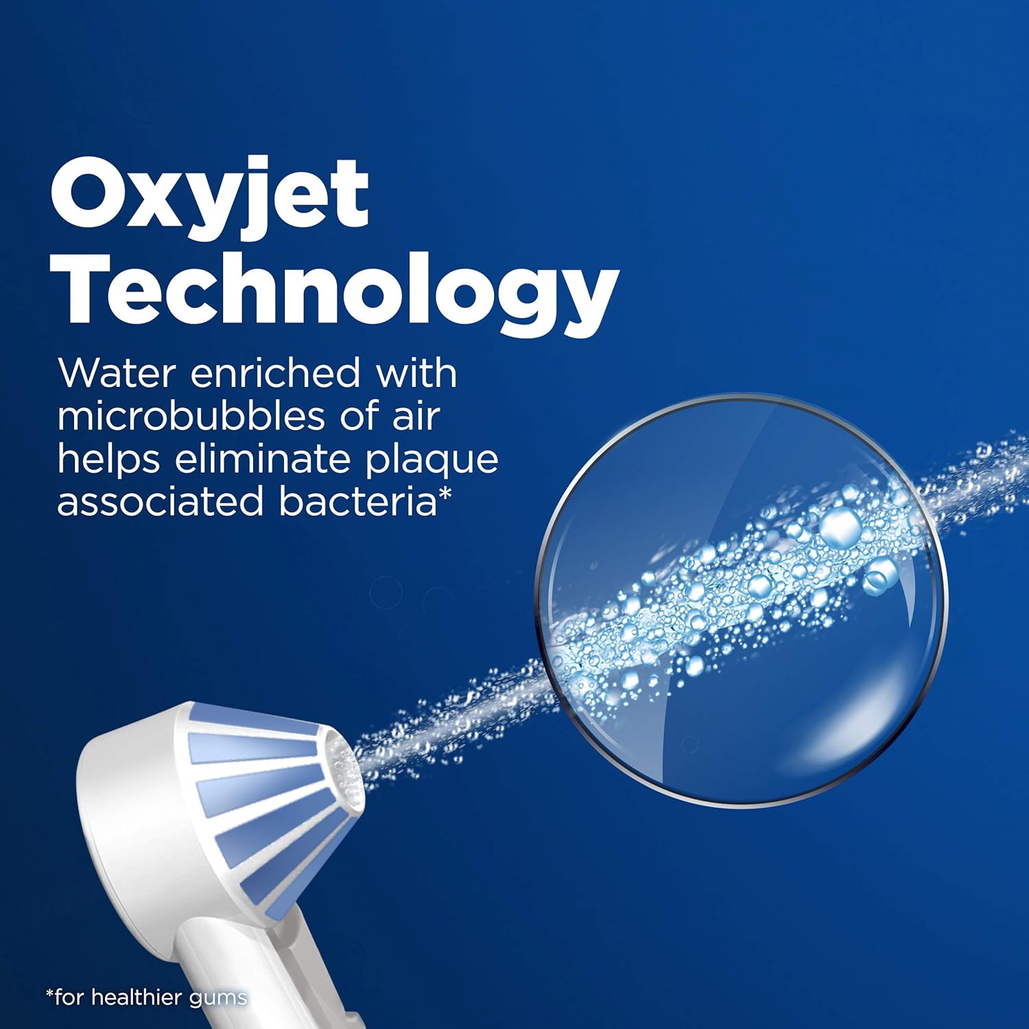 Oral-B Water Flosser Advanced, Cordless Portable Oral Irrigator Handle with 2 Nozzles: Beauty