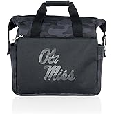 Picnic TIME NCAA Ole Miss Rebels On The Go Lunch Bag Cooler, Soft Cooler Lunch Box, Insulated Lunch Bag, (Black Camo)