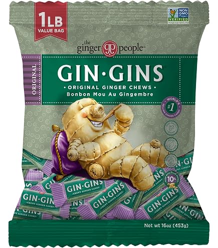 Amazon.com : Ginger People Gingins Chewy Original Travel Packs
