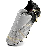 ASOCO DREAM Kids Soccer Cleats Boys Girls Firm Ground Soccer Shoes Youth Professional Athletic Outdoor Football Cleats Shoes