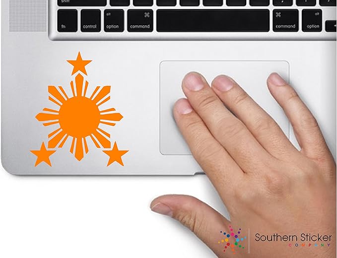Amazon Com Sun Logo Philippines 3x3 5 Orange Symbol Filipino Country Asia United States America Color Sticker State Decal Vinyl Made And Shipped In Usa Automotive