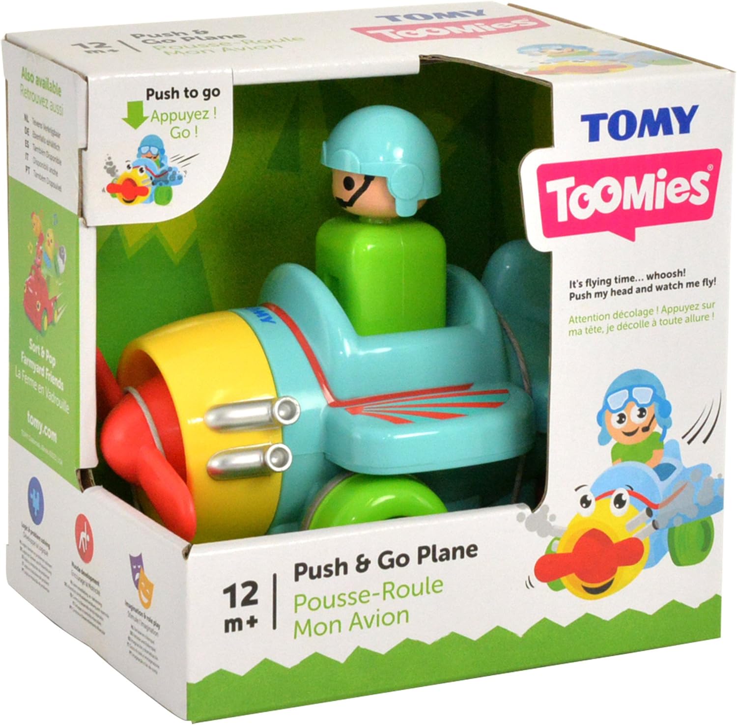 tomy push and go plane