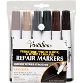 Varathane Wood Stain Cool Tone Repair Marker Kit | Assorted Gray, Weathered Gray &amp; Cool Wood Tones, Covers Scratches &amp; Nicks, Furniture, Cabinets &amp; Trim, Marker Kit