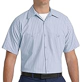 Red Kap Men's Performance Tech 2 Piece Lined Collar Shirt