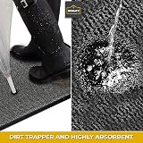 Homatz Heavy Duty Indoor Outdoor Door Mat 50x80cm Non Slip Rubber Backing view 3