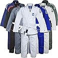 Zafco Sports Brazilian Jiu Jitsu Gi BJJ Gi for Men & Women Grappling gi Uniform Kimonos Light, Preshrunk, with White Belt