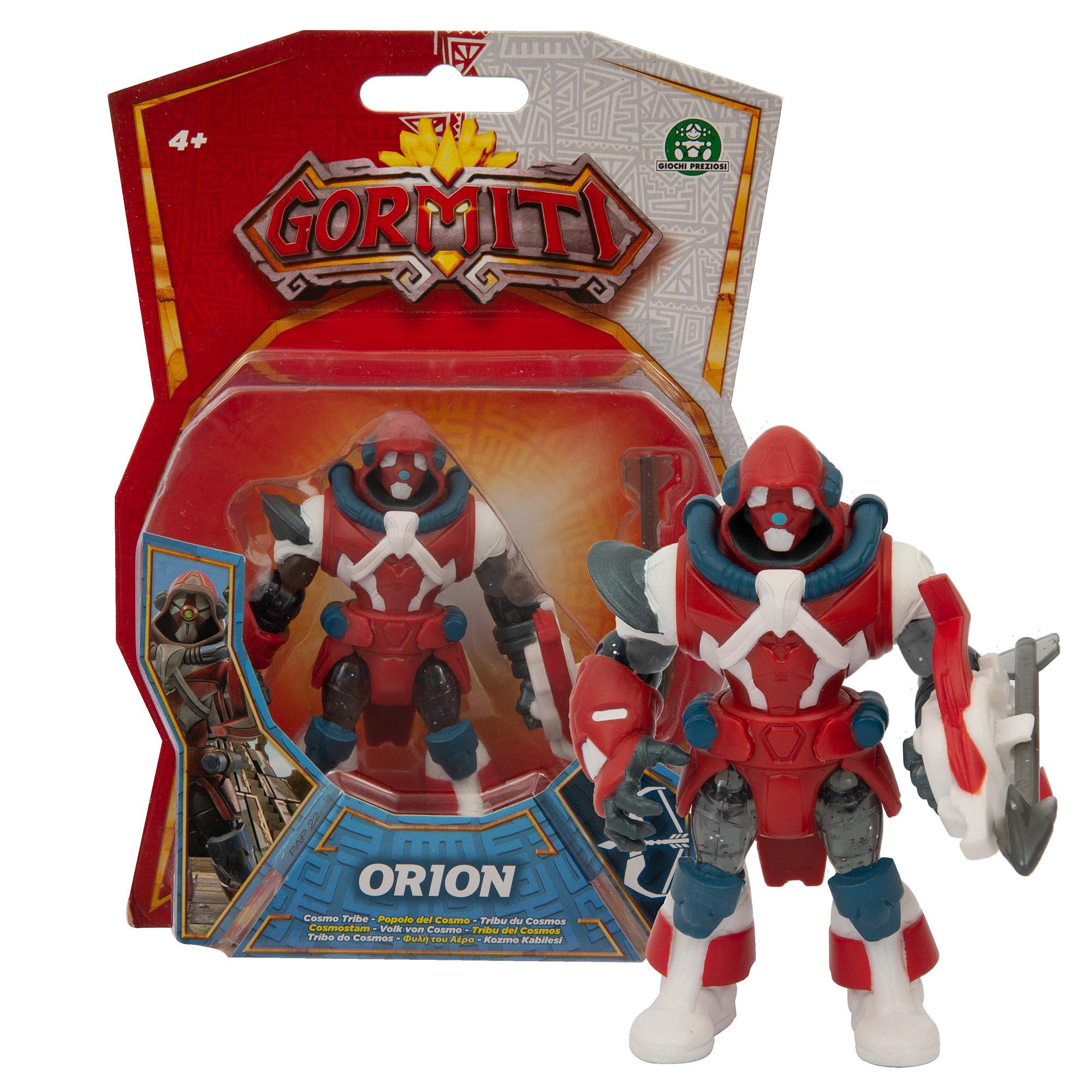 GORMITI - Mini Characters 8 cm, Series 3, Alfa Orion, all to collect, Assortment 14, for Children from 4 years, Precious Games, GRA38200, Multi-coloured