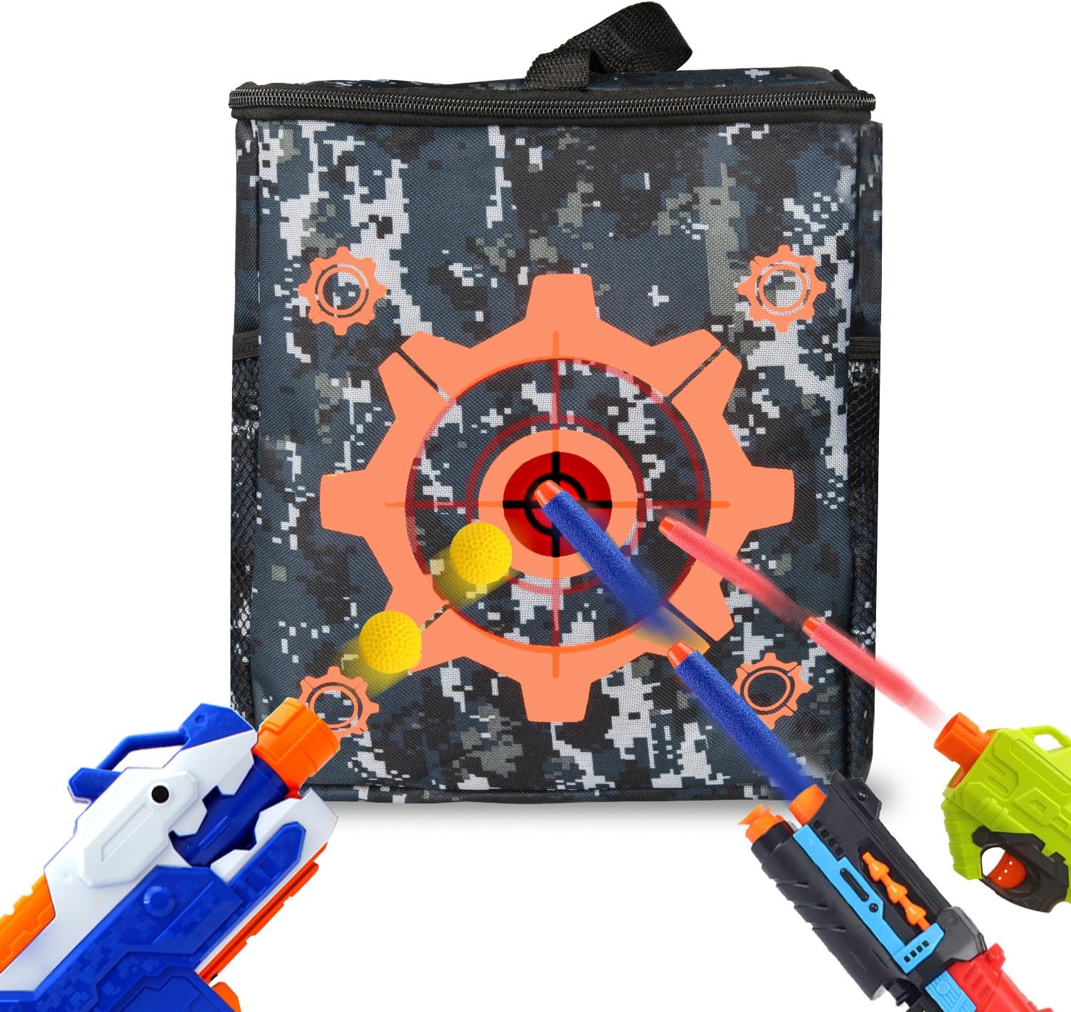 Target Pouch Storage Bag for Nerf Gun Toys Nerf N-strike Elite, Mega, Rival Series