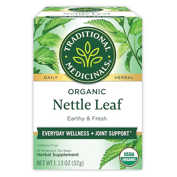 TRADITIONAL MEDICINALS ORGANIC, NETTLE TEA – SUPPORTS JOINT...