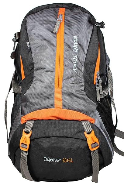 Mount Track Discover Rucksack, Hiking & Trekking backpack 60+5 Ltrs with Rain Cover