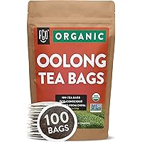 FGO Organic Oolong Tea, Eco-Conscious Tea Bags, 100 Count