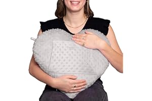 MOYOAMA Open Heart Surgery Pillow for Heart Surgery Recovery Gifts - After Bypass Surgery Must Haves, Gifts for Chest Surgery Recovery, Seatbelt Pillows for Post-Surgery, Shock Absorbing Chest Pillow