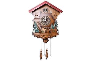 Kendal Cuckoo Clock Pendulum Quartz Wall Clock Black Forest House Home Decor MX239