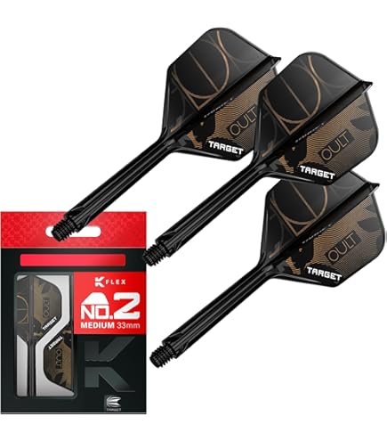 Amazon.com: Target Darts Nathan Aspinall K Flex Flights and Shaft