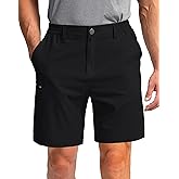 Pinkbomb Men's Golf Shorts with 6 Pockets Stretch Quick Dry Hiking Work Dress Shorts for Men