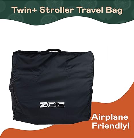 zoe double stroller bag