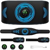 EMS Muscle Stimulator, Electronic ABS Stimulator Muscle Toner Trainer for Abdominal/Arms/Legs, Ab Fitness Strength Training Workout Equipment for Men and Women