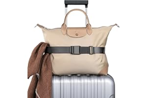 Travel Inspira Magnetic Quick-Release Travel Belt for Luggage Strap - Hands-Free, Lightens Load, Secures Multiple Bags, Adjustable & Lightweight for Effortless Travel