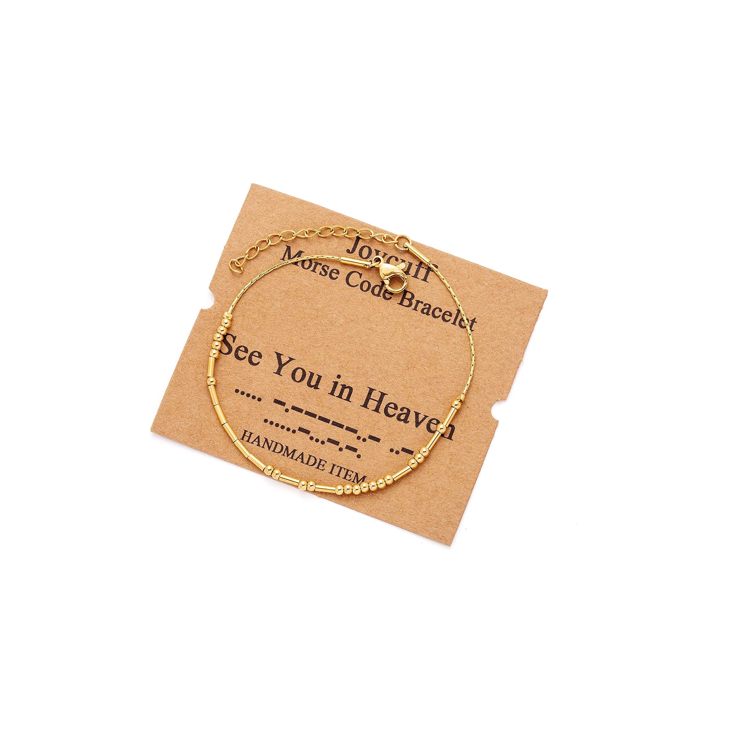 JoycuFF See You in Heaven Memorial Gifts for Loss