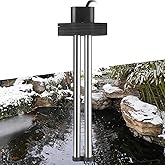 HITOP Outdoor Pond Heater - 150W 300W 600W Aquarium Heater for Small Ponds, Ponds De-icer with Long Cable Wire and Floatable Foam