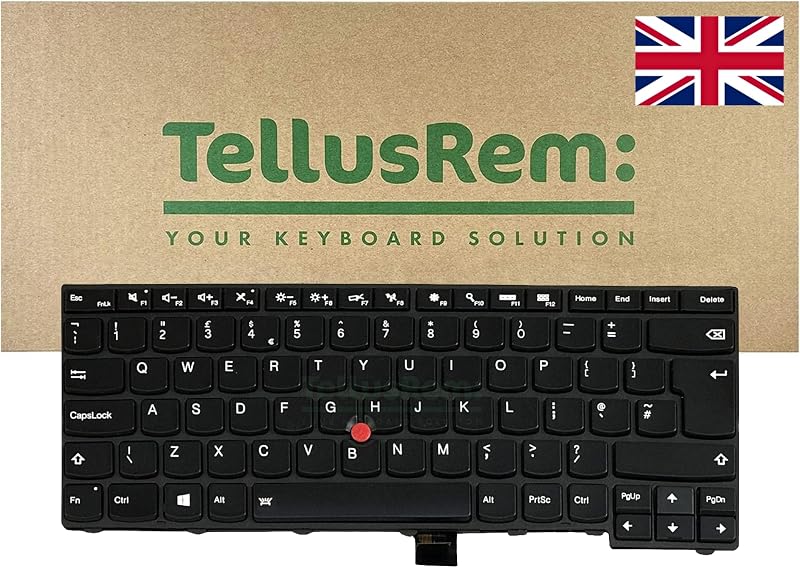TellusRem UK Backlit Keyboard for Lenovo Thinkpad T431 T440 T450 T460 L450 E440