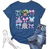 Magical Shirt for Women Magic Kingdom Shirts Castle Graphic T Shirt Family Vacation Tee Casual Holiday Tops