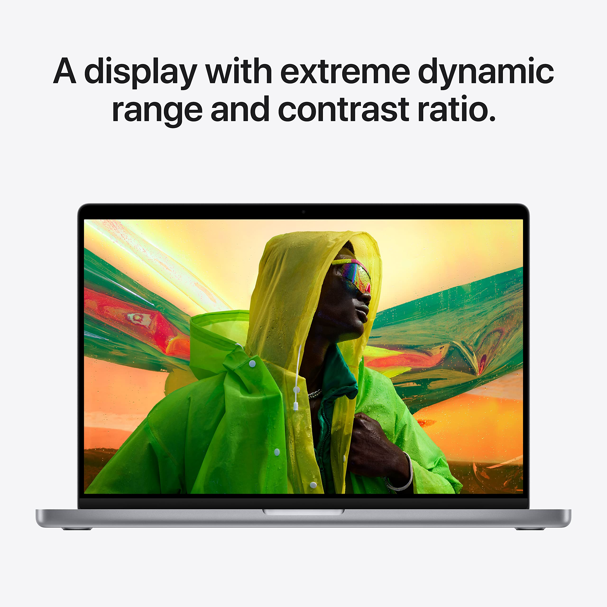 2021 Apple MacBook Pro with Apple M1 Pro Chip (14-inch, 16GB RAM, 1TB SSD Storage) (QWERTY English) Space Grey (Renewed)