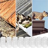 JTOOYS 8 Pack Aluminum Gutter Guards Expandable Filter Strainer 2-4 inch view 7