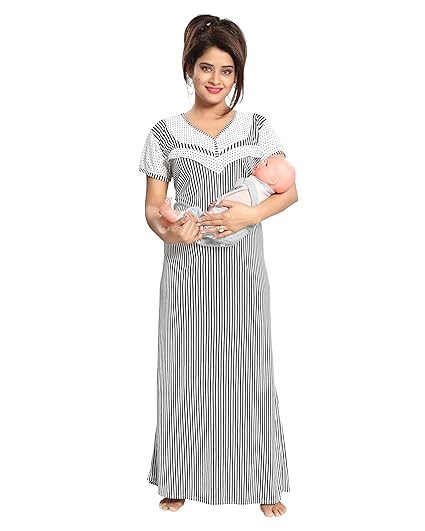 Women's Sarina (Polyester ) Maternity Nightwear ( Bust 44