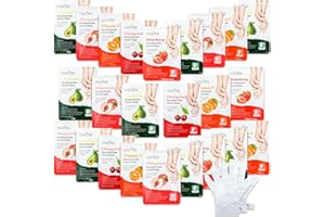Swiffen 48 Pcs Fruits Beauty Hand Mask Bulk Hydrating Hand Moisturizing Gloves Mask for Spa Kit Skincare Gift Beauty Kits for Women