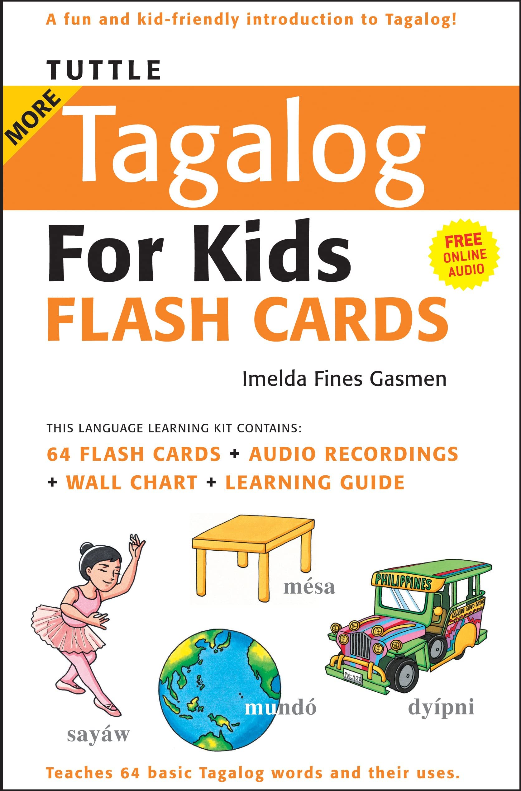 Mua Tuttle More Tagalog for Kids Flash Cards Kit (Includes 64 Flash