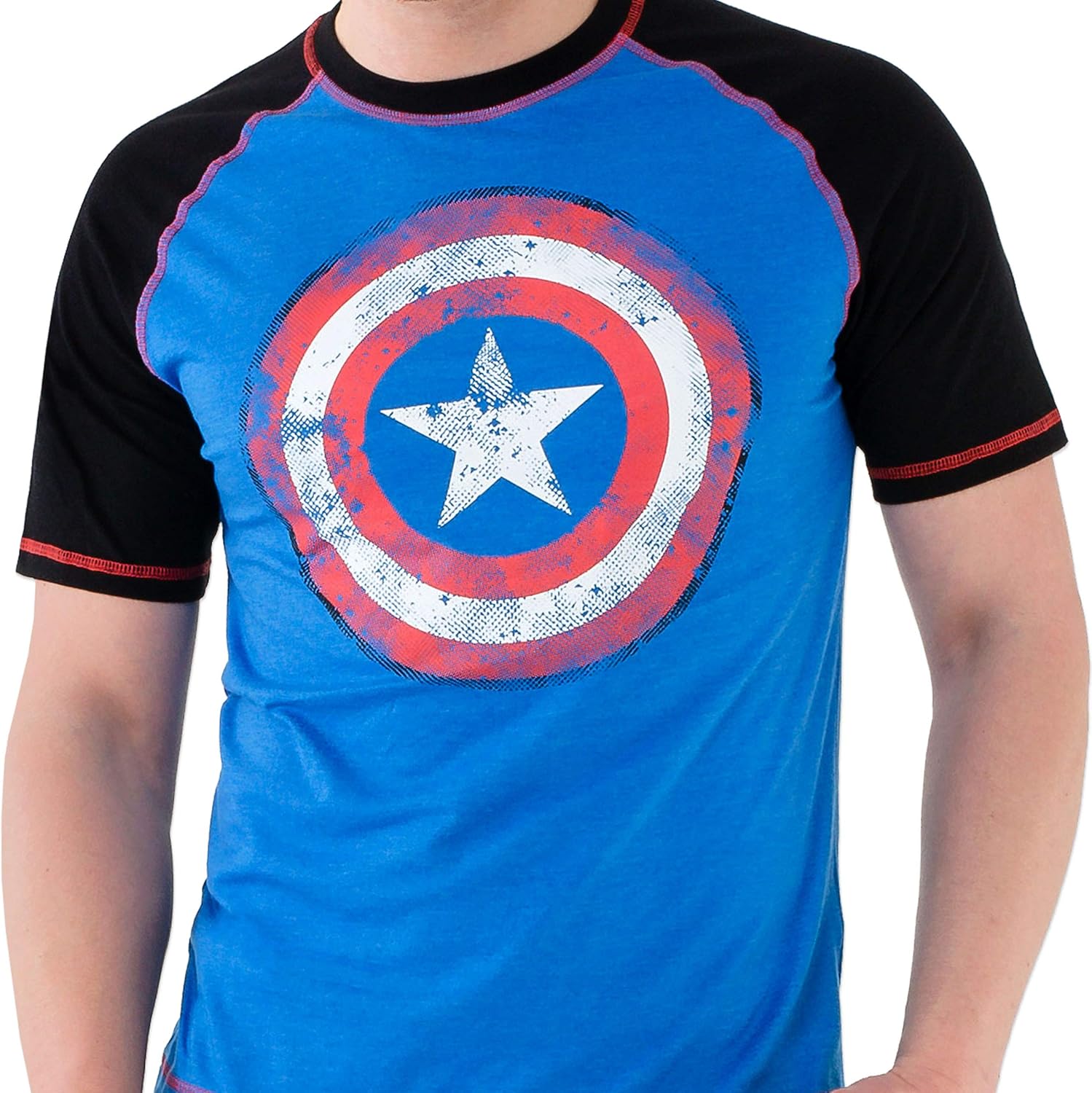 Marvel Mens' Avengers Captain America Pajamas at  Men’s Clothing store