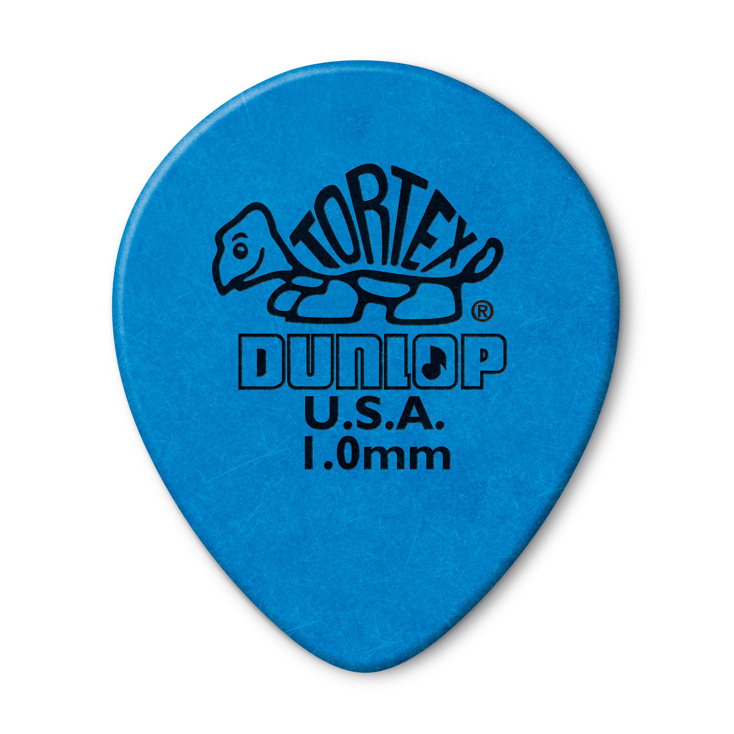 Jim Dunlop 413R1.0 Guitar Picks, 1.0 mm, Blue