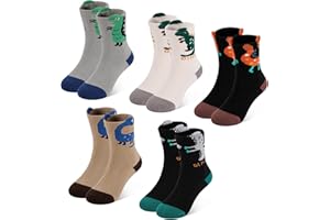 ZERULETS Kids Socks Boys Socks Thermal Hiking Warm Winter Boot Cotton Crew Sock for Kids Toddler Children 1-12 Years