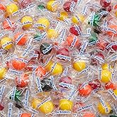 JAW BREAKERS Hard Candy 4 lb &ndash; 5 Assorted Fruit Flavors, Individually Wrapped, Bulk