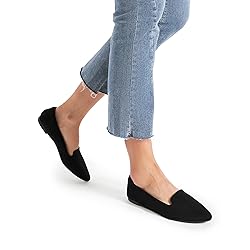 DREAM PAIRS Women's Flats, Pointed Toe Slip-On