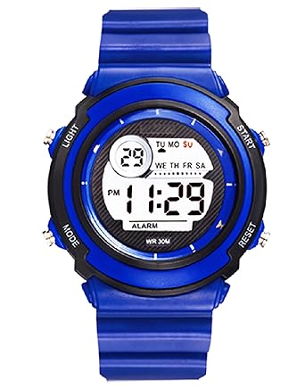 TIME UP Digital Triple Circle Speed Dial Alarm & Multifunctional Sports Watch for Kids