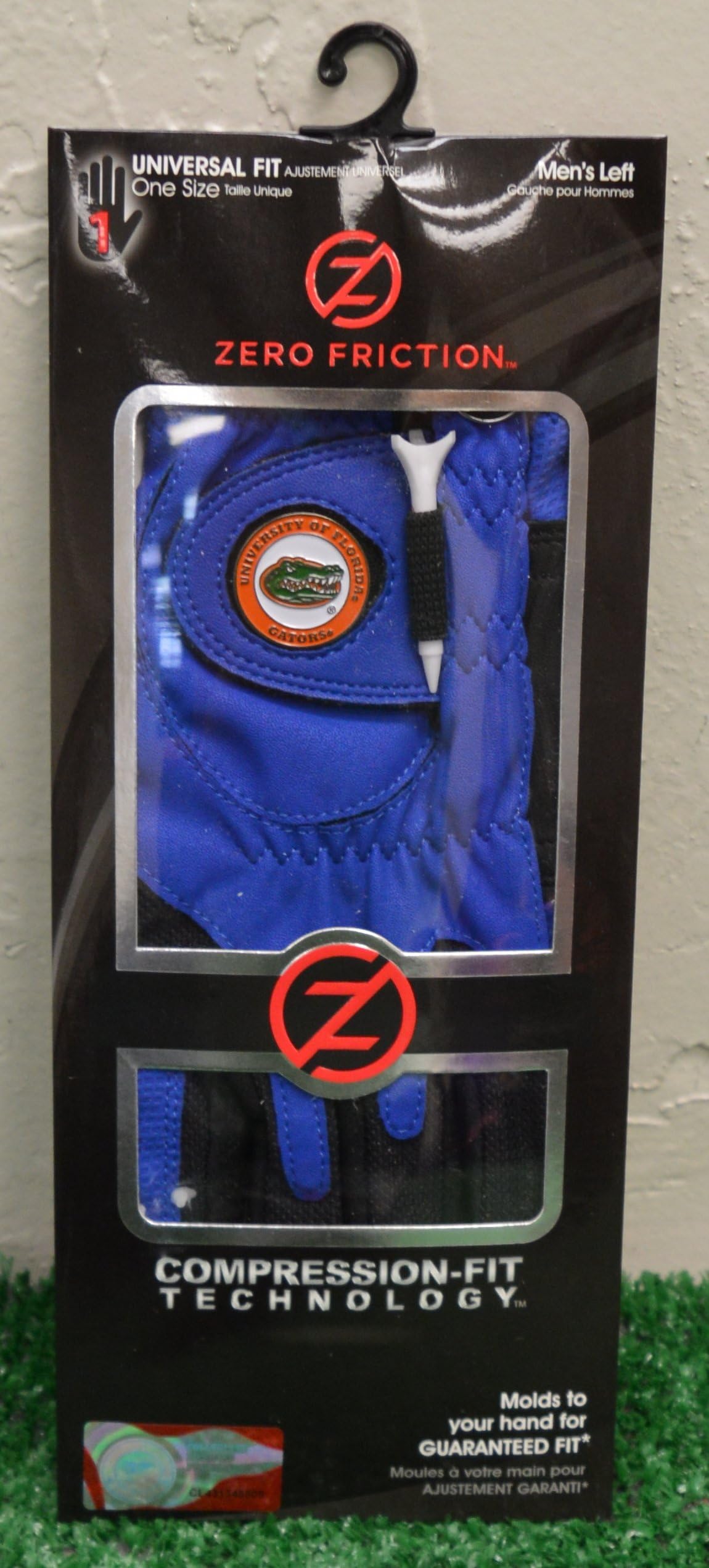 Friction Zero Men's Left Hand Universal Golf Glove - Florida Gators - Blue